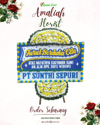 Papan Bunga Duka di Tempeh