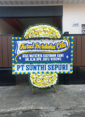 Papan Bunga Duka di Tempeh