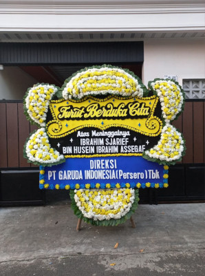 Papan Bunga Duka di Tempeh
