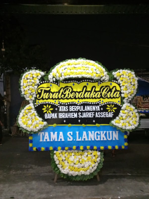 Papan Bunga Duka di Tempeh